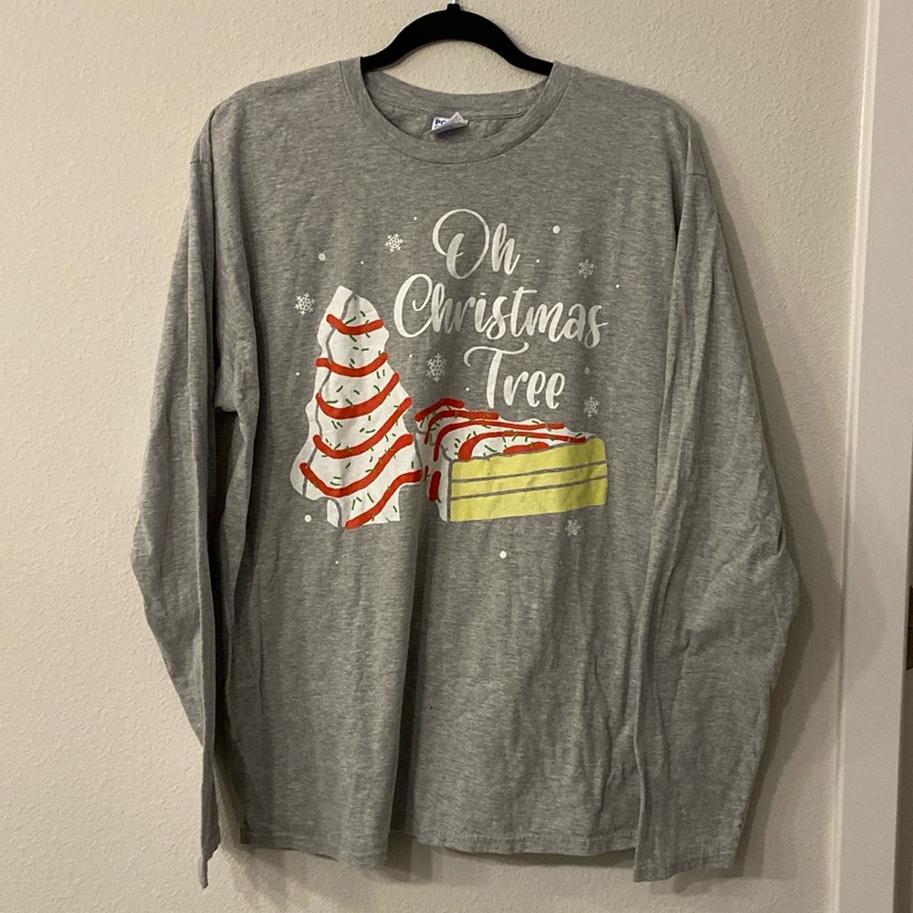 Oh Christmas Tree Cake Long Sleeve Tee